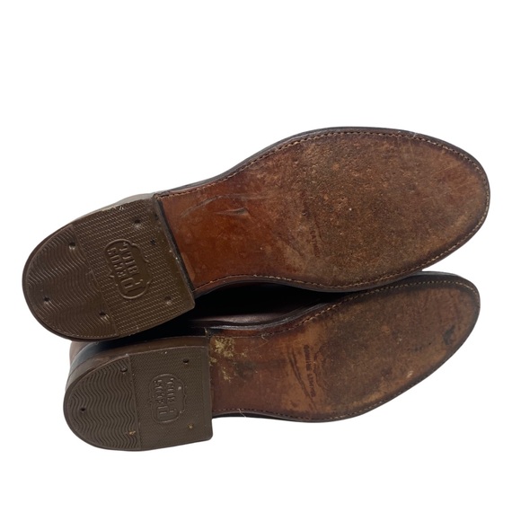 Pecos Bill brown leather Roper cowboy western boots - Picture 6 of 8